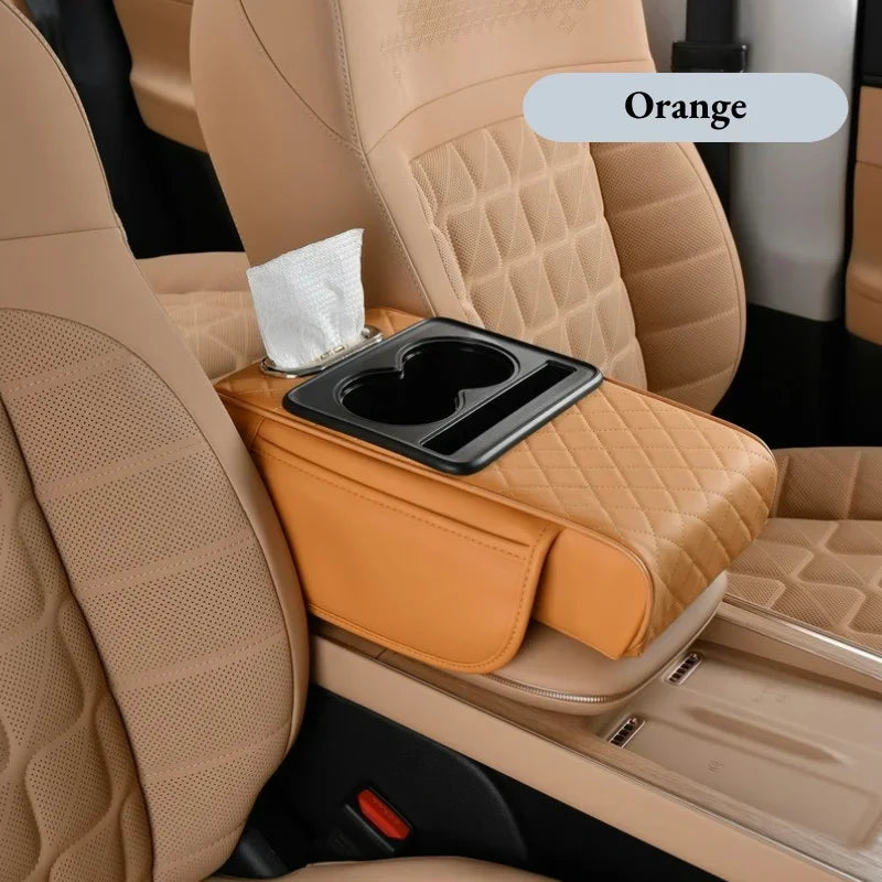 Universal Car Center Console Organizer and Armrest Cushion - 18