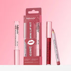 3-Piece Matte Lipstick and Lip Gloss Makeup Set