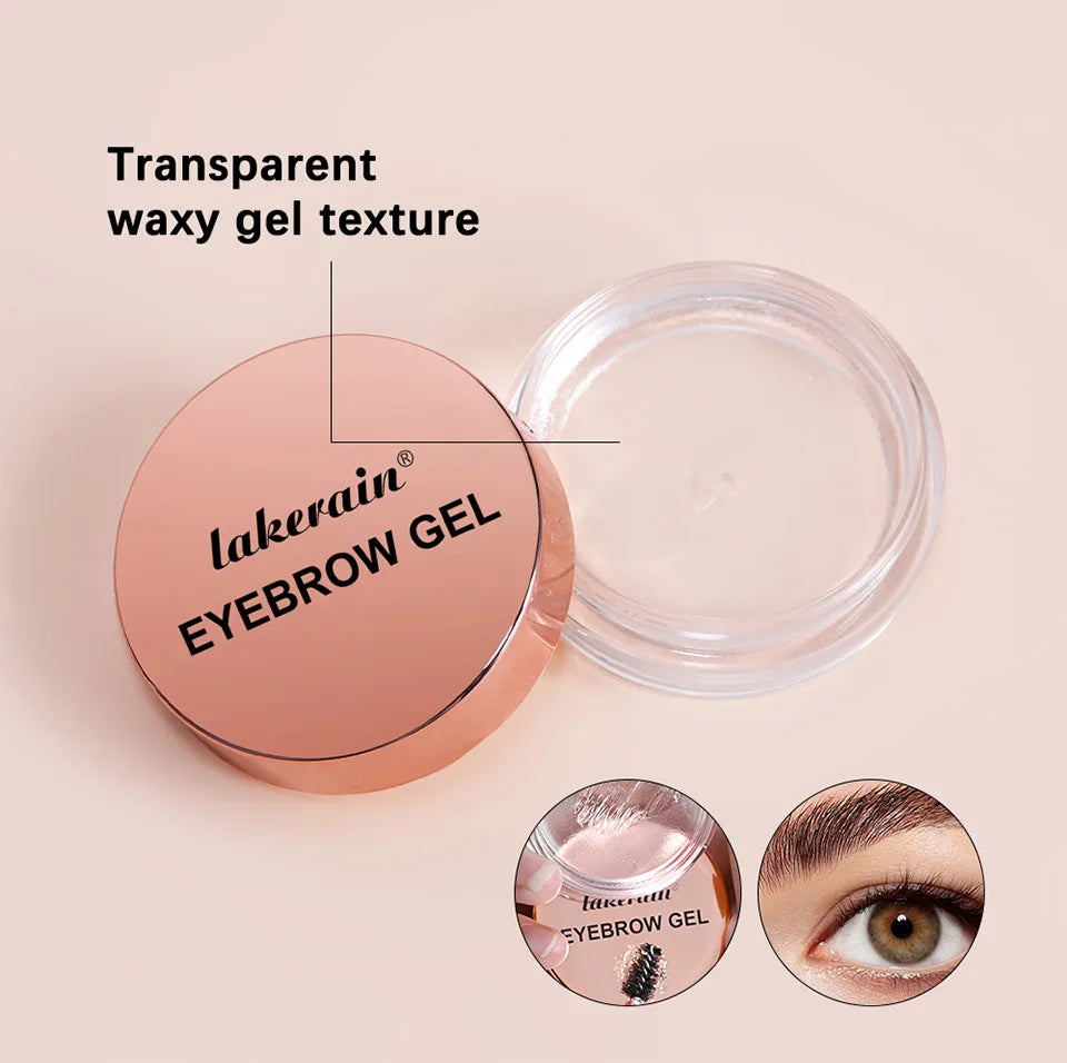 Waterproof Clear Eyebrow Styling Gel for Laminated Brow Look - 12