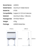 Adjustable Aluminum Tablet and Phone Stand