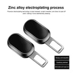 Metal Car Seat Belt Clip Buckle Extender 2cm Insert Socket