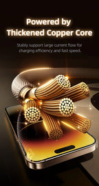 Digital Display 20W Fast Charging USB-C Cable for iPhone