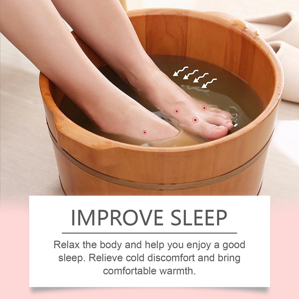 Herbal Mugwort Foot Bath Soak for Relaxation and Sleep