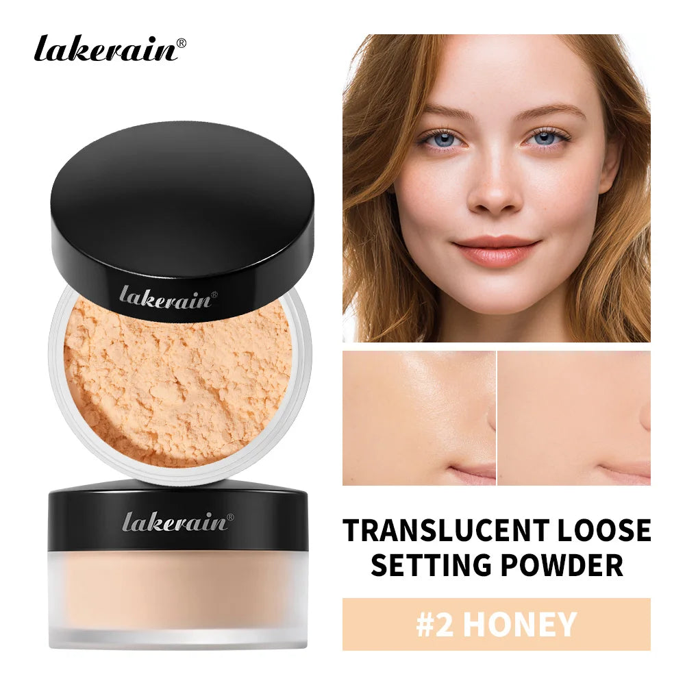 Matte Finishing Loose Baking Setting Powder for Long-Lasting Wear