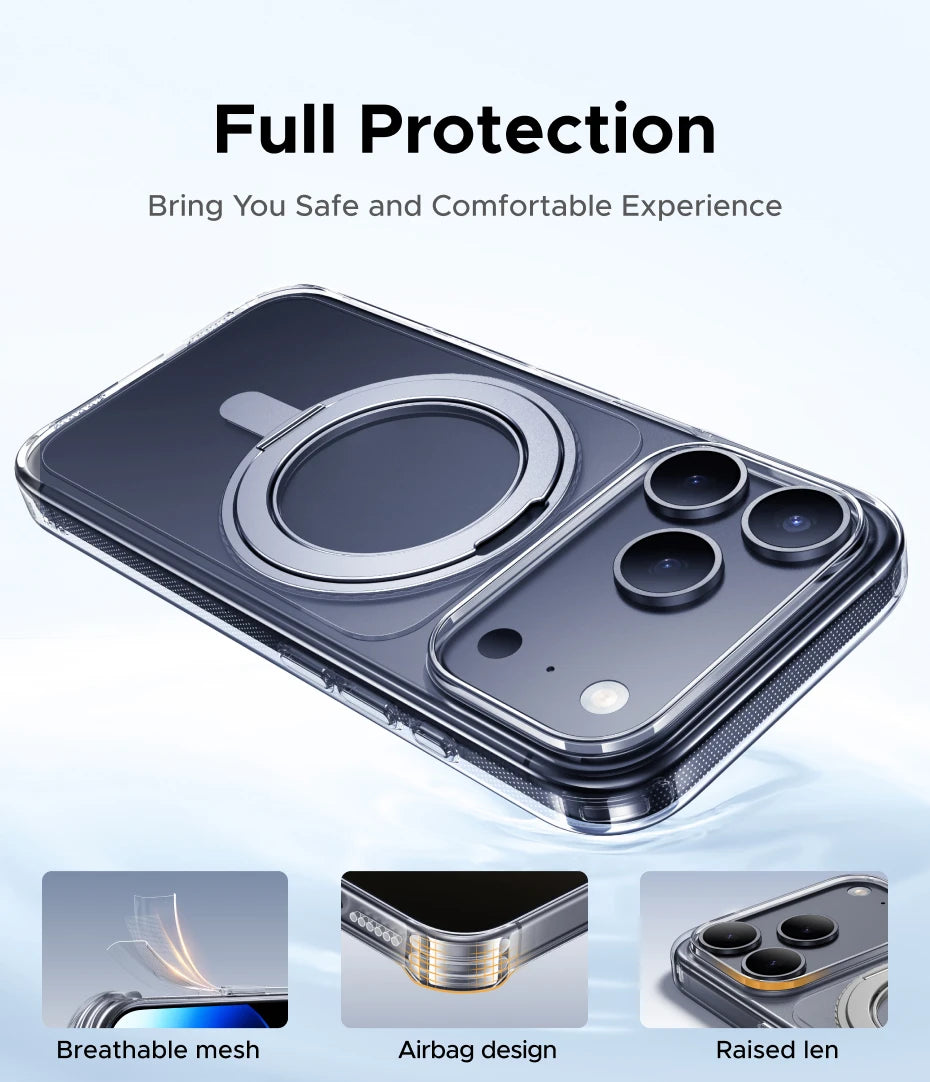 Magnetic Kickstand Phone Case for iPhone 17 Pro and Pro Max - 12