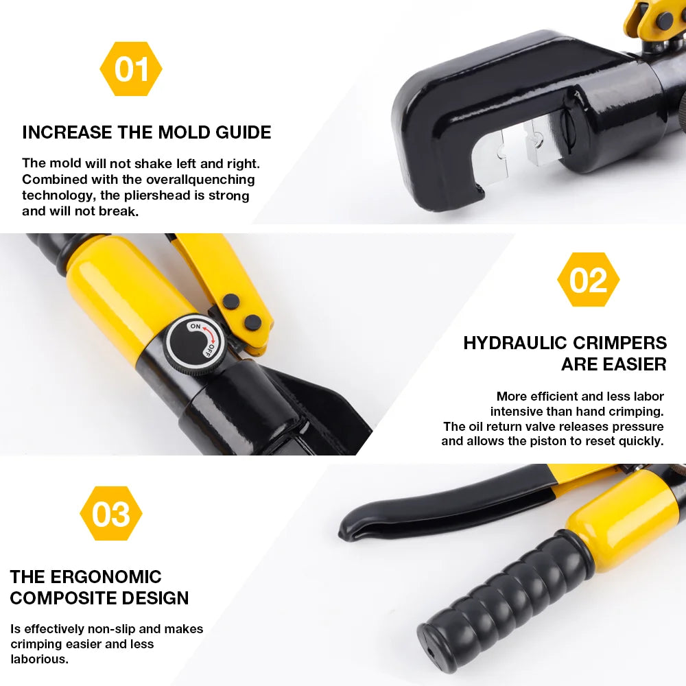 10T Hydraulic Cable Crimping Tool 4-70mm²