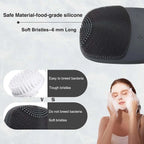3-in-1 Electric Waterproof Silicone Facial Cleansing Brush
