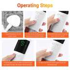 Electric Heating Pad Wrap for Back and Abdomen