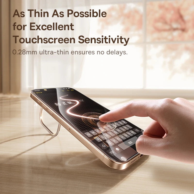 Bezel-Less Tempered Glass Screen Protector for iPhone - 3