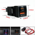 USB-C PD and QC3.0 Fast Car Charger for Toyota Dashboard