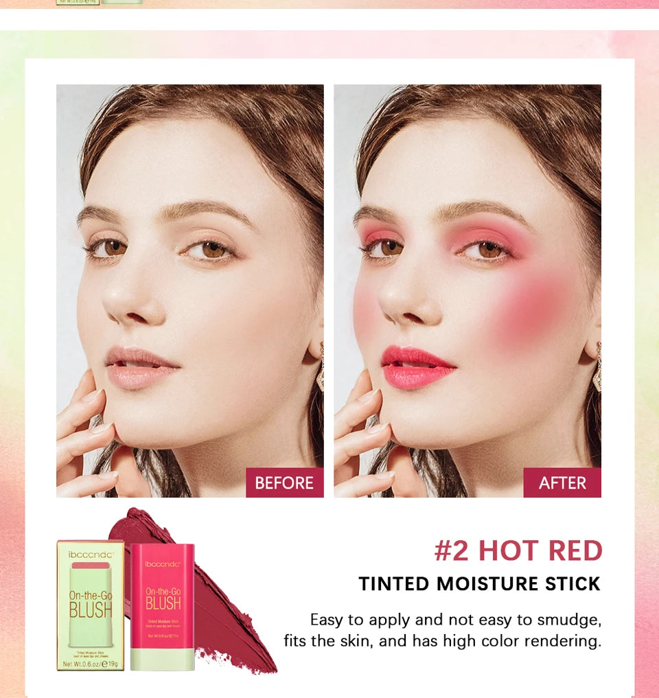 Cream Blush Stick for Lips and Cheeks - 14