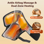 Wireless Ankle Airbag Compression Massager with Heat