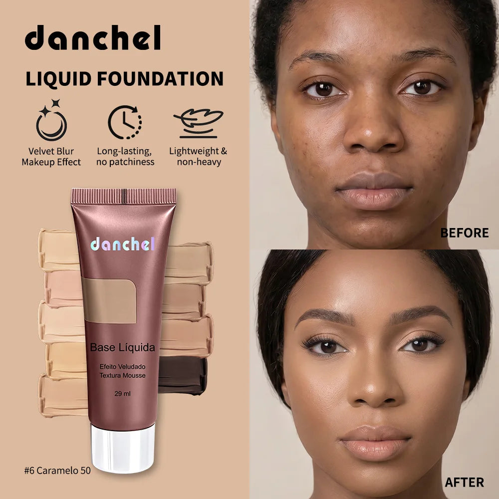 Long-Lasting Velvet Matte Liquid Foundation - 2