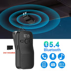 Bluetooth 5.4 Handsfree Car Kit Dual 3W Speakerphone Sun Visor Mount