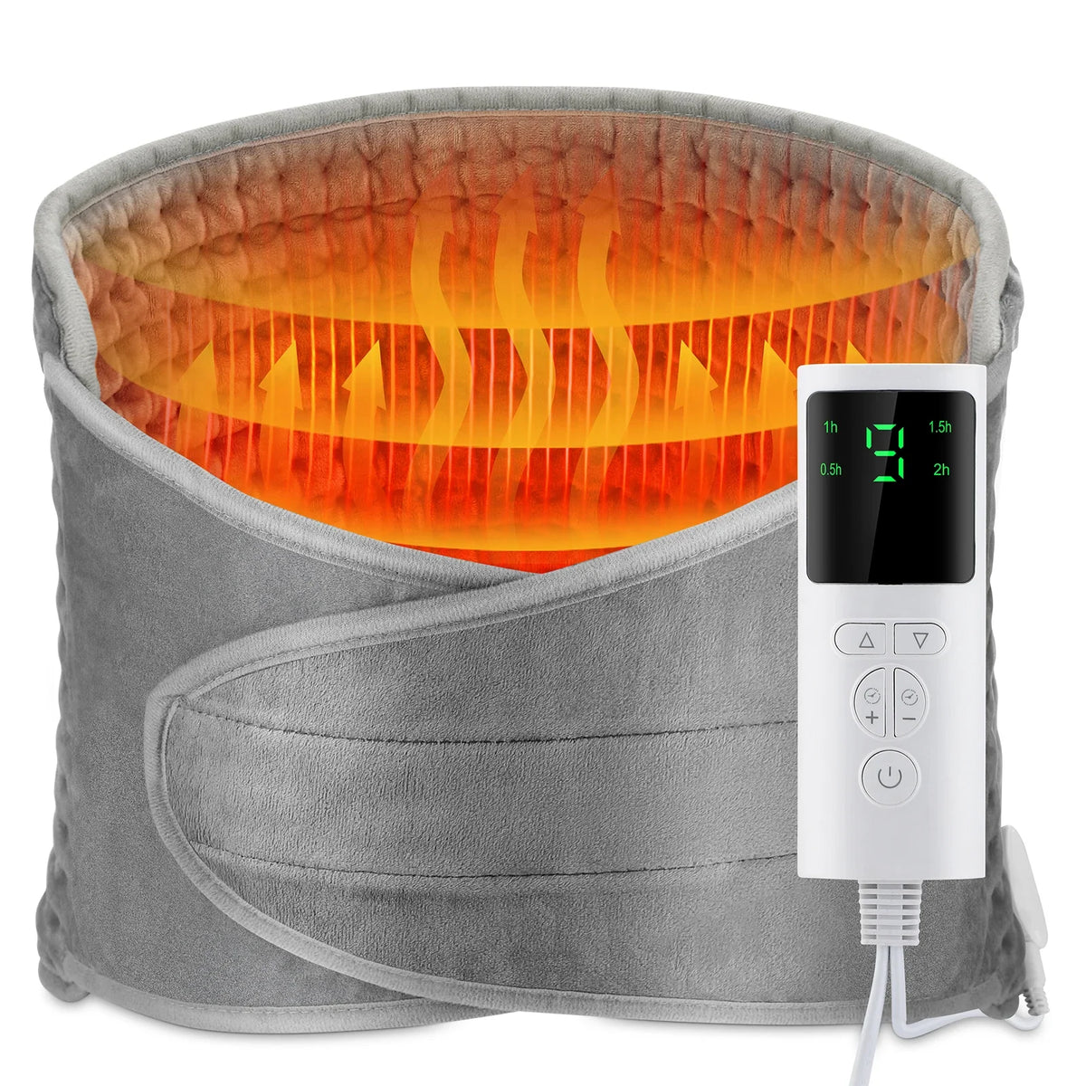 Electric Heating Pad Wrap for Back and Abdomen