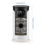Portable Desktop Air Cooling Fan with Humidifier and LED Light