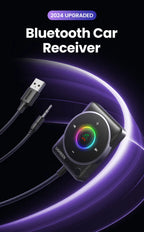 Bluetooth 5.4 Car AUX Receiver Adapter with Microphone