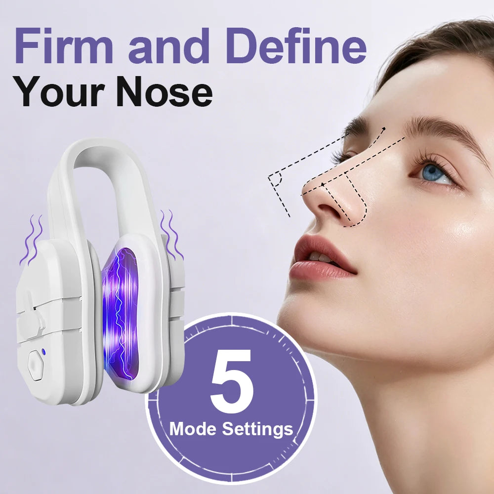 EMS Electric Nose Shaping and Lifting Massager Clip - 8