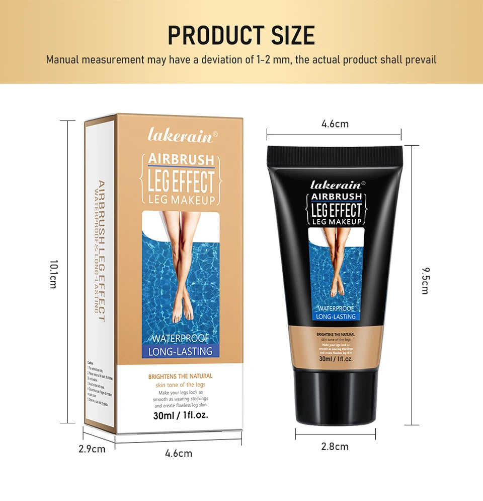 Waterproof Leg Makeup Foundation for Flawless Coverage