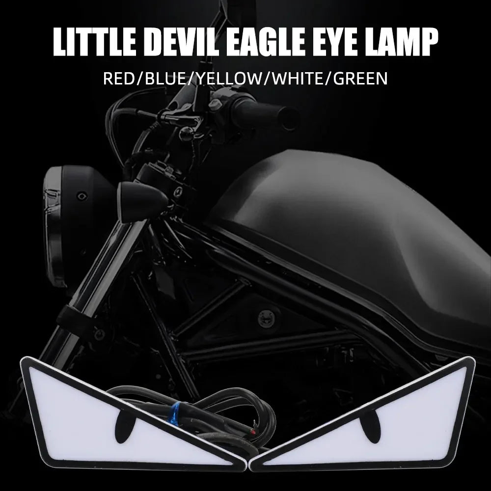 12V LED Devil Eye Atmosphere Lamps for Cars and Motorcycles