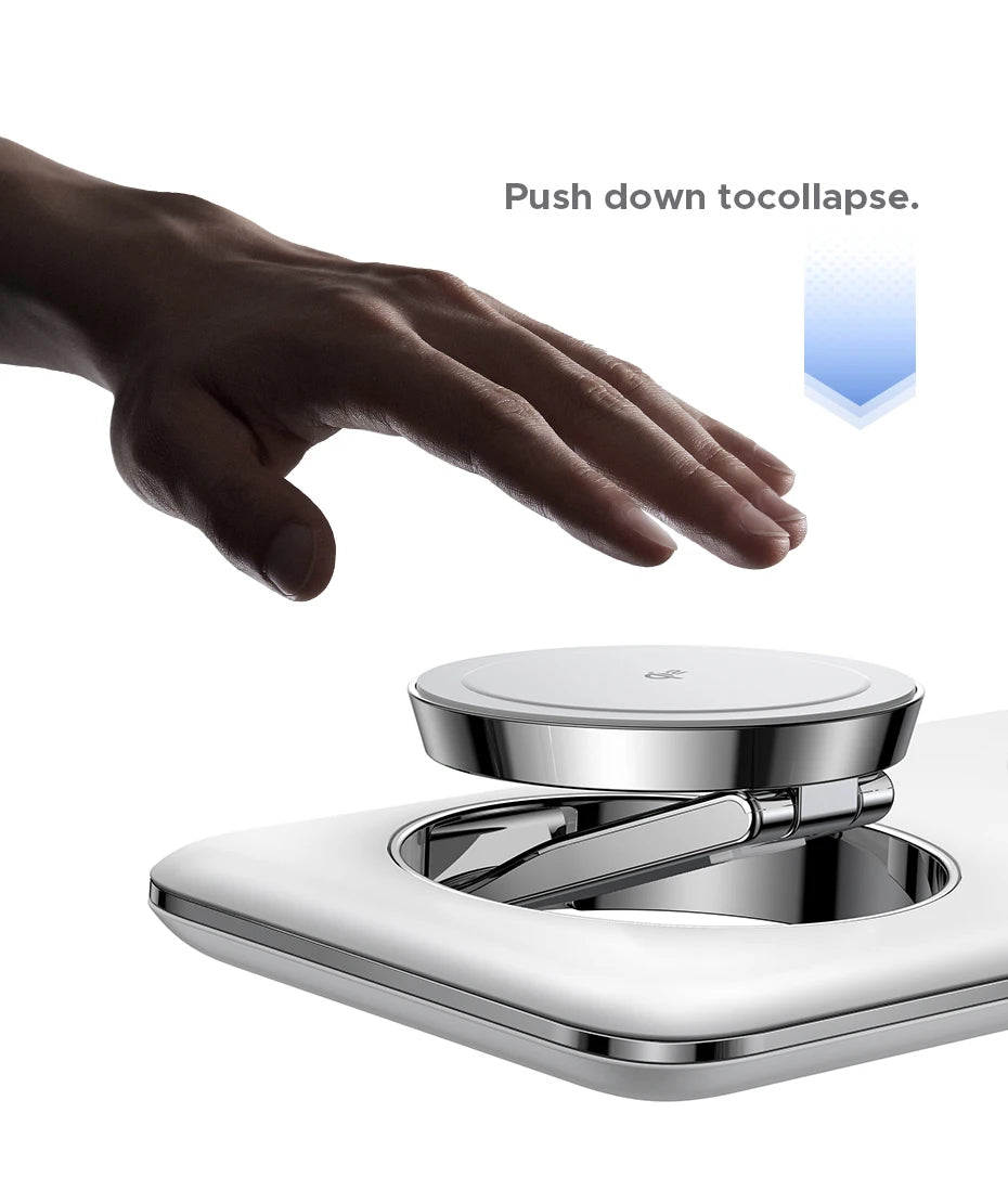 2-in-1 Magnetic Wireless Charging Station for iPhone and Earphones