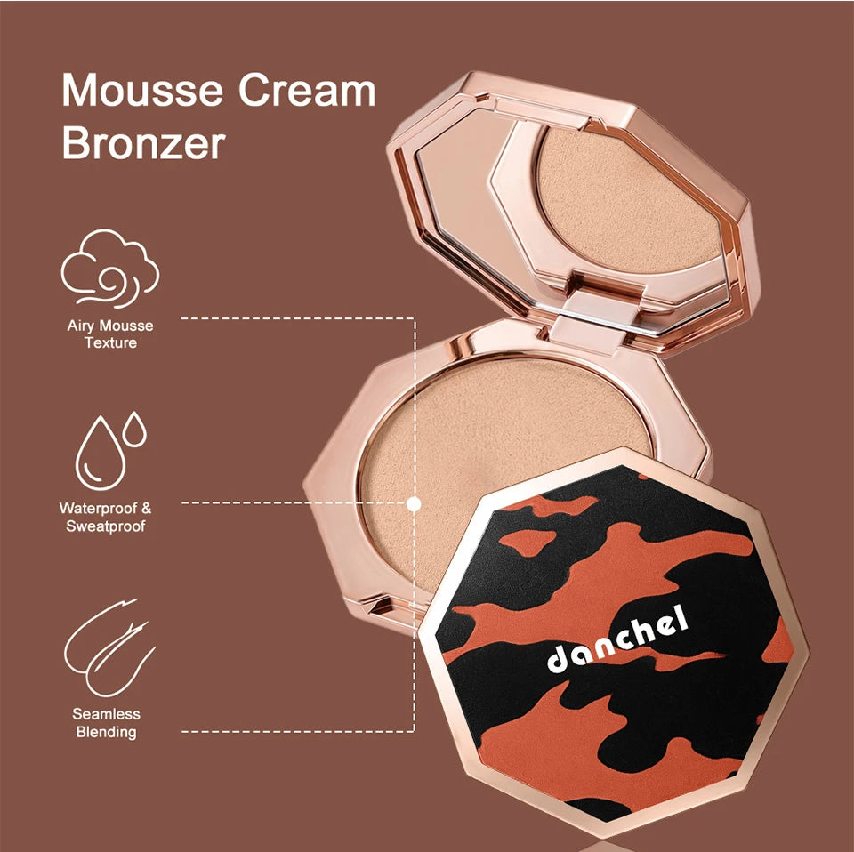 Cream Mousse Bronzer for Face Sculpting and Contouring - 11