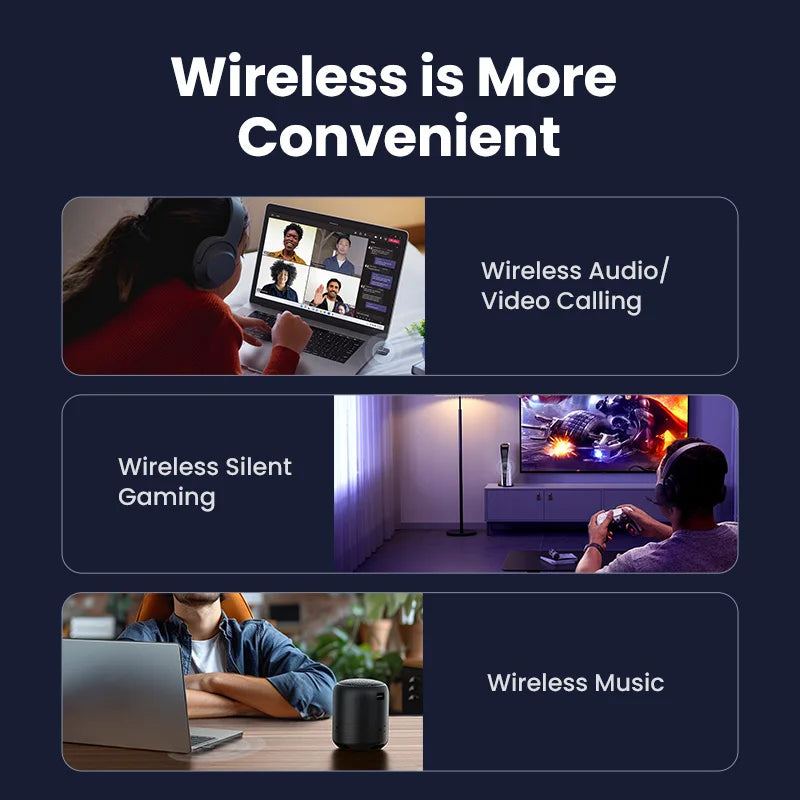 USB-C Bluetooth 5.3 Audio Transmitter for PC and Gaming Consoles