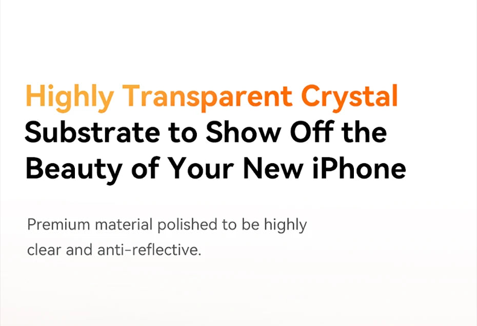 Magnetic Transparent Protective Case for iPhone