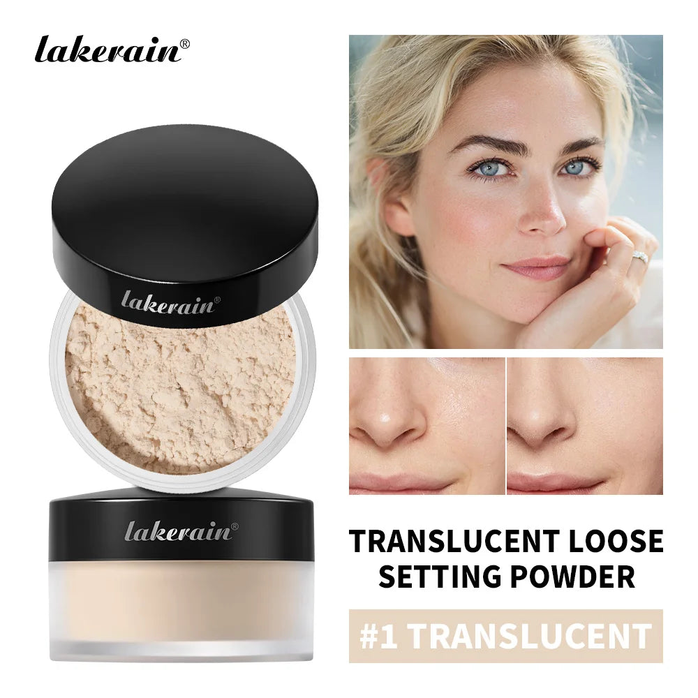 Matte Finishing Loose Baking Setting Powder for Long-Lasting Wear