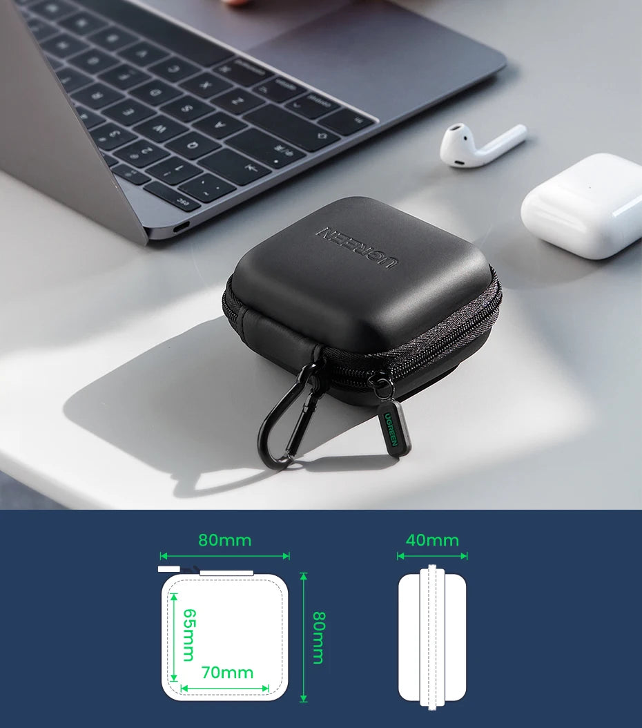 Hard Shell Protective Carrying Case for Earbuds and Small Electronics - 17