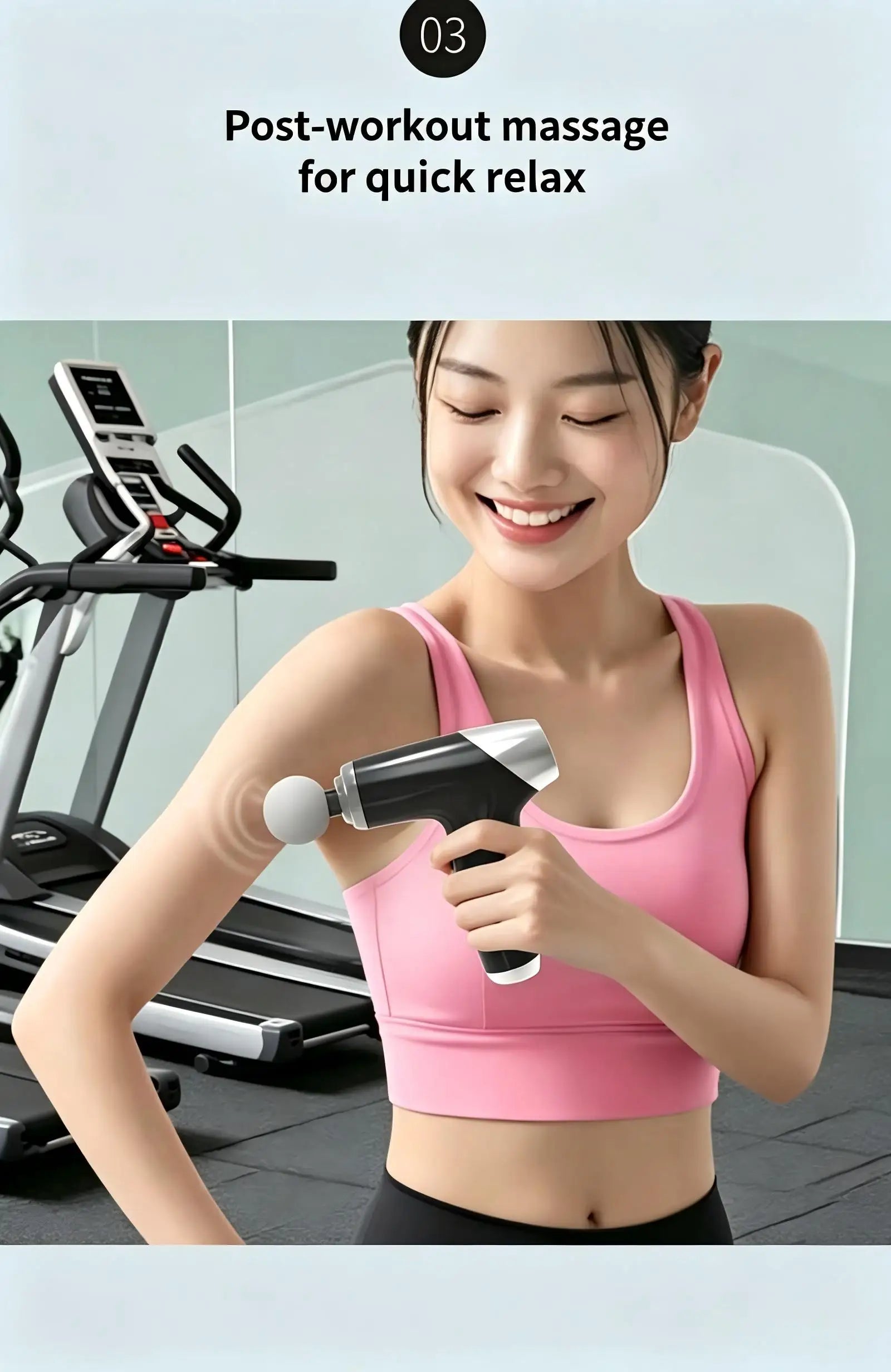 Portable Deep Tissue Percussion Muscle Massage Gun - 16