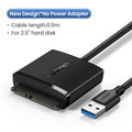 USB 3.0 to SATA Adapter for 2.5 and 3.5 Inch HDD SSD
