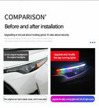 12V RGB LED Flowing Turn Signal and Daytime Running Light Strip Set