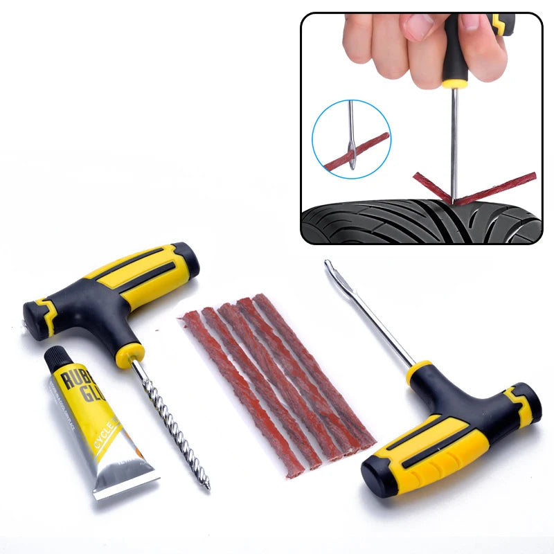 Emergency Tubeless Tire Puncture Repair Kit