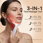 3-in-1 LED Light Therapy Facial and Neck Sculpting Massager