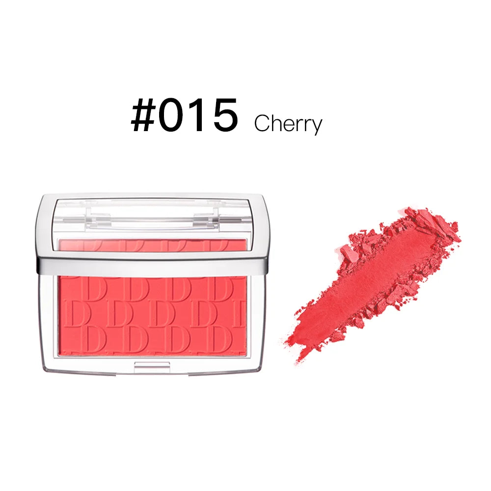 Matte Embossed Blush Palette with Professional Makeup Brush