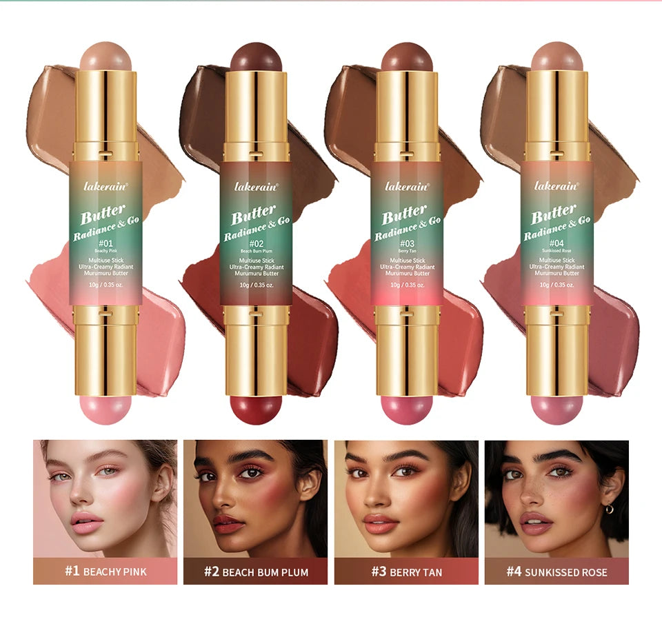 Double-Ended Bronzer and Blush Makeup Stick