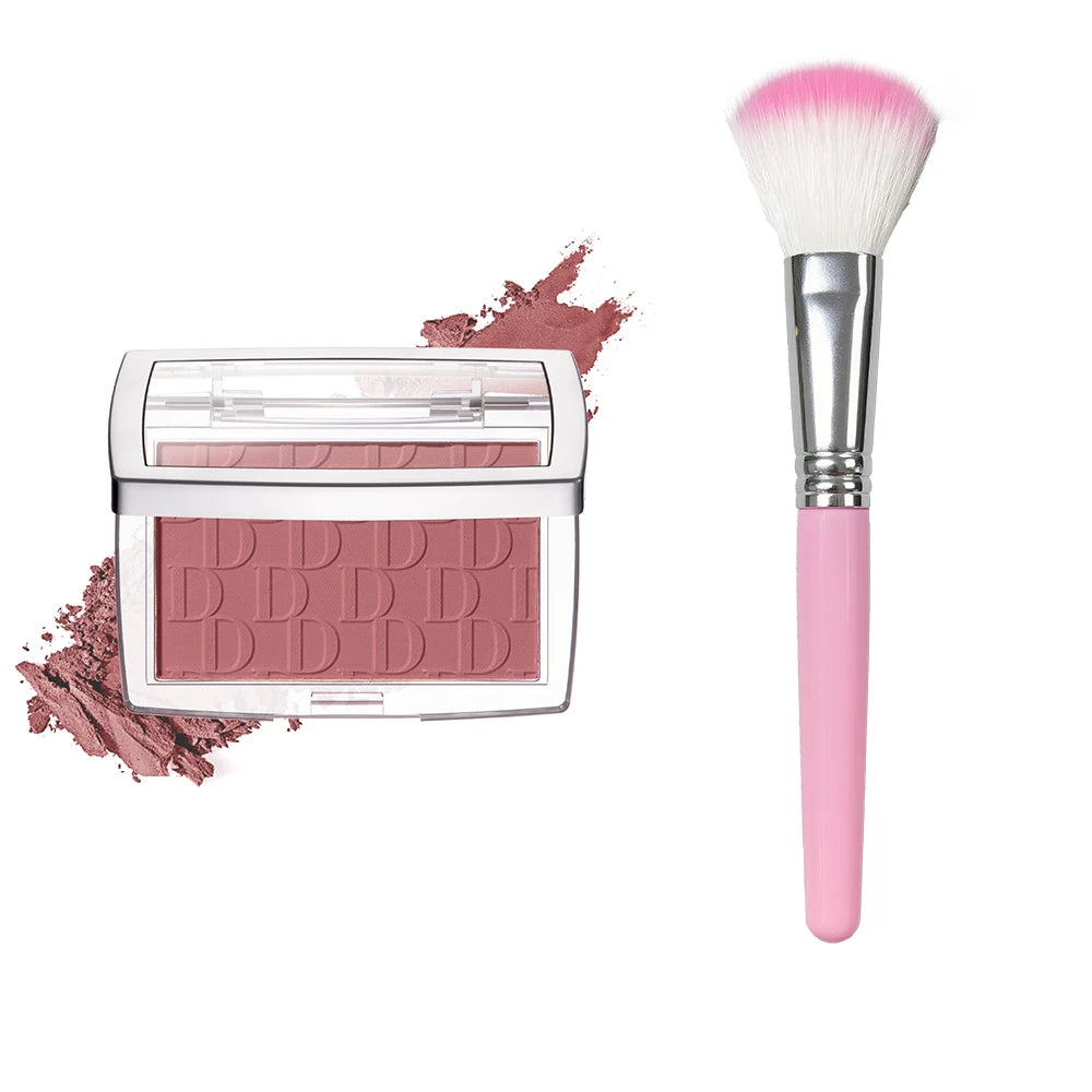 Matte Embossed Blush Palette with Application Brush