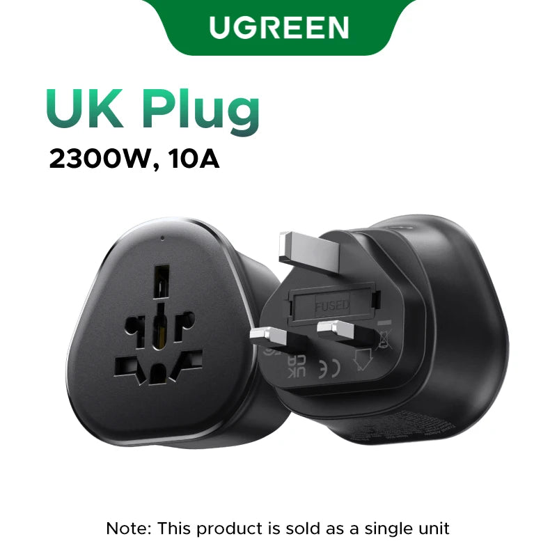Universal International Travel Plug Adapter for Global Use