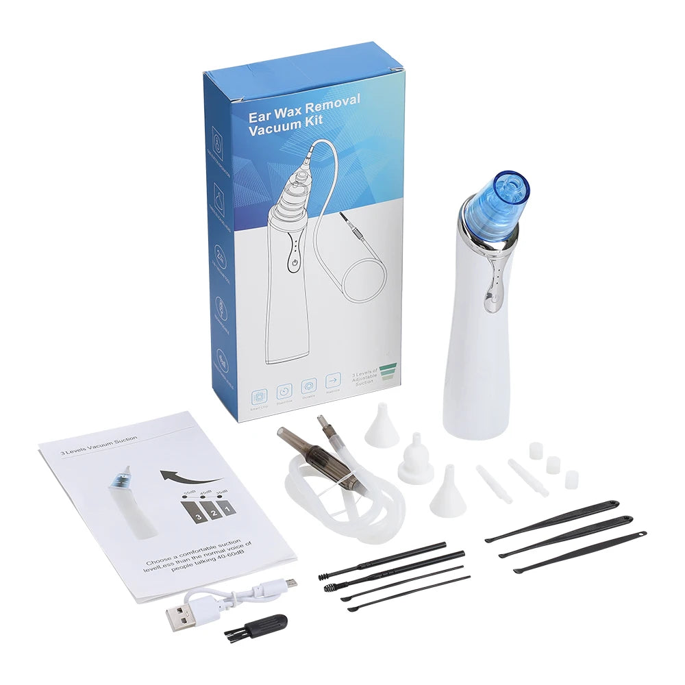 Electric 2-in-1 Nasal Aspirator and Ear Wax Removal Kit