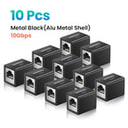 RJ45 Ethernet Cable Extender Adapter 10Gbps Female to Female