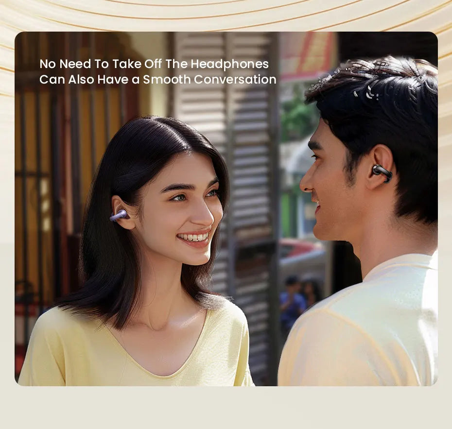 Open-Ear Bluetooth Clip-On Wireless Sports Earbuds - 23