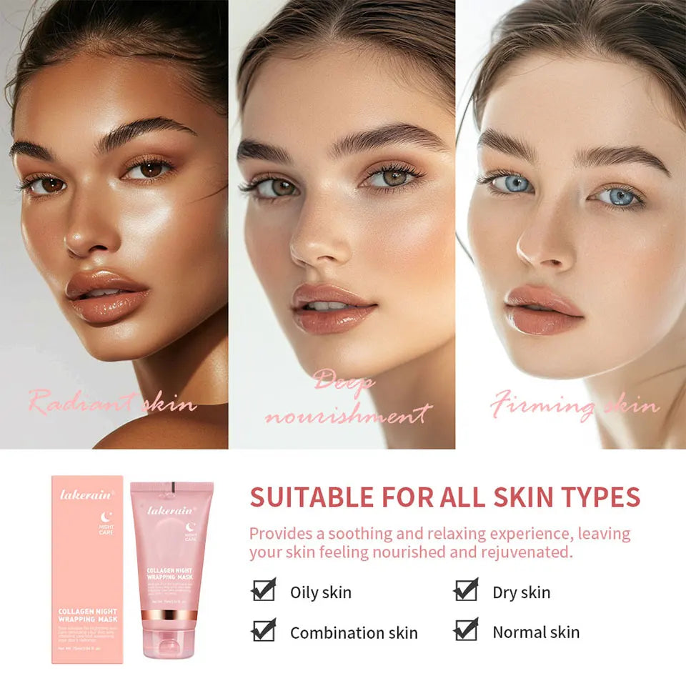 Collagen Overnight Peel-Off Face Mask for Skin Firming