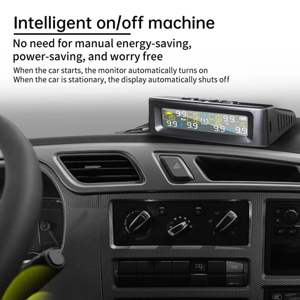 Solar Tire Pressure Monitoring System for Trucks and RVs - 18