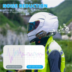 BT12-2x Motorcycle Helmet Bluetooth 5.4 Headset with Voice Assistant