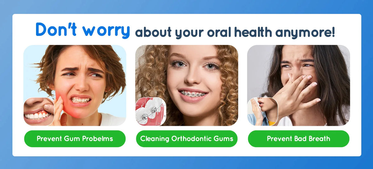 Electric Toothbrush and Water Flosser Combo Set