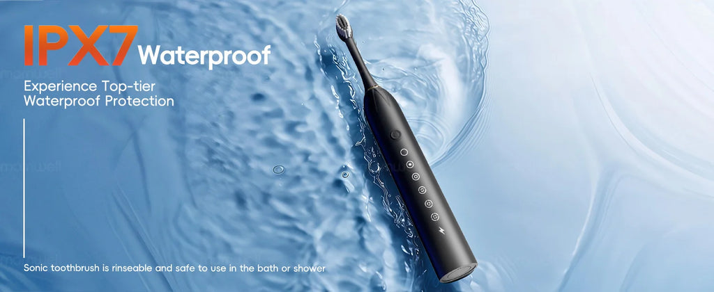 Portable Oral Irrigator and Sonic Electric Toothbrush Set