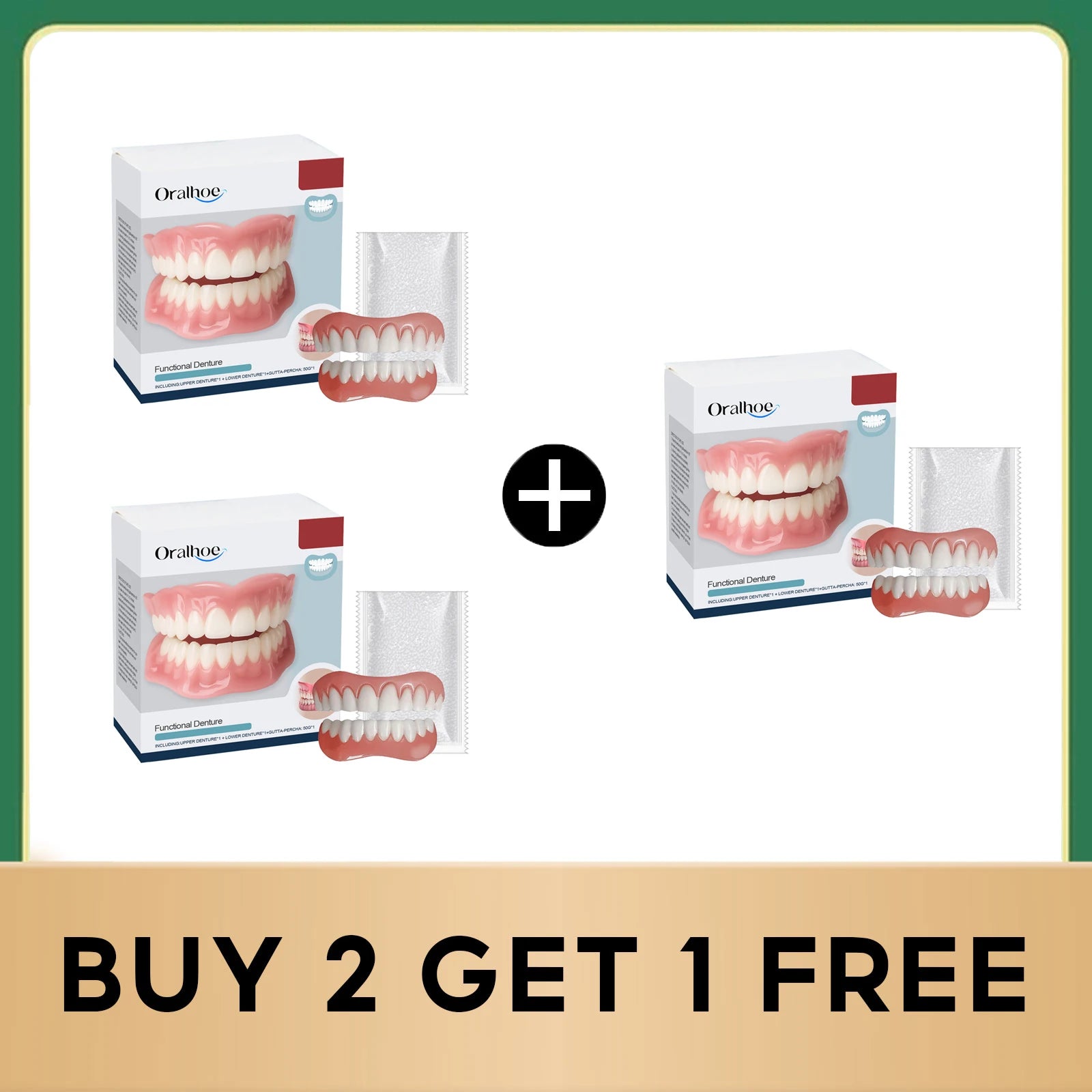 Silicone Cosmetic Denture Kit for Smile Restoration - 7