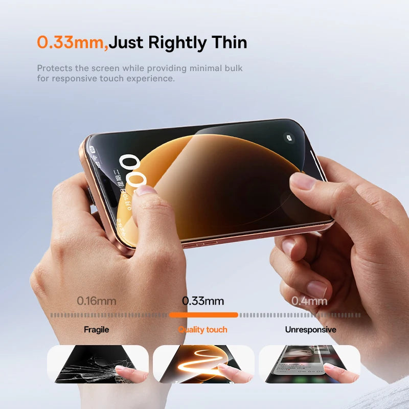 Tempered Glass Screen Protector with Auto-Installation Kit for iPhone