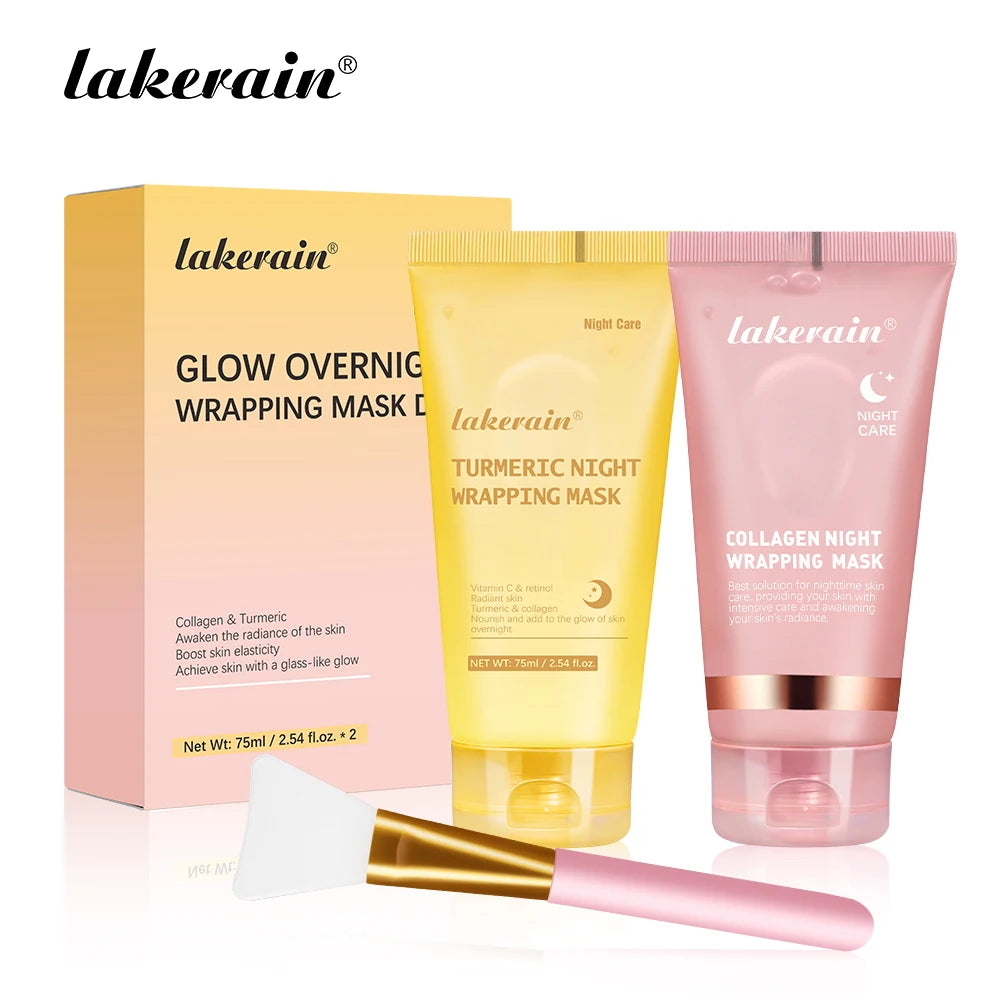 Collagen and Turmeric Overnight Peel-Off Face Mask Duo